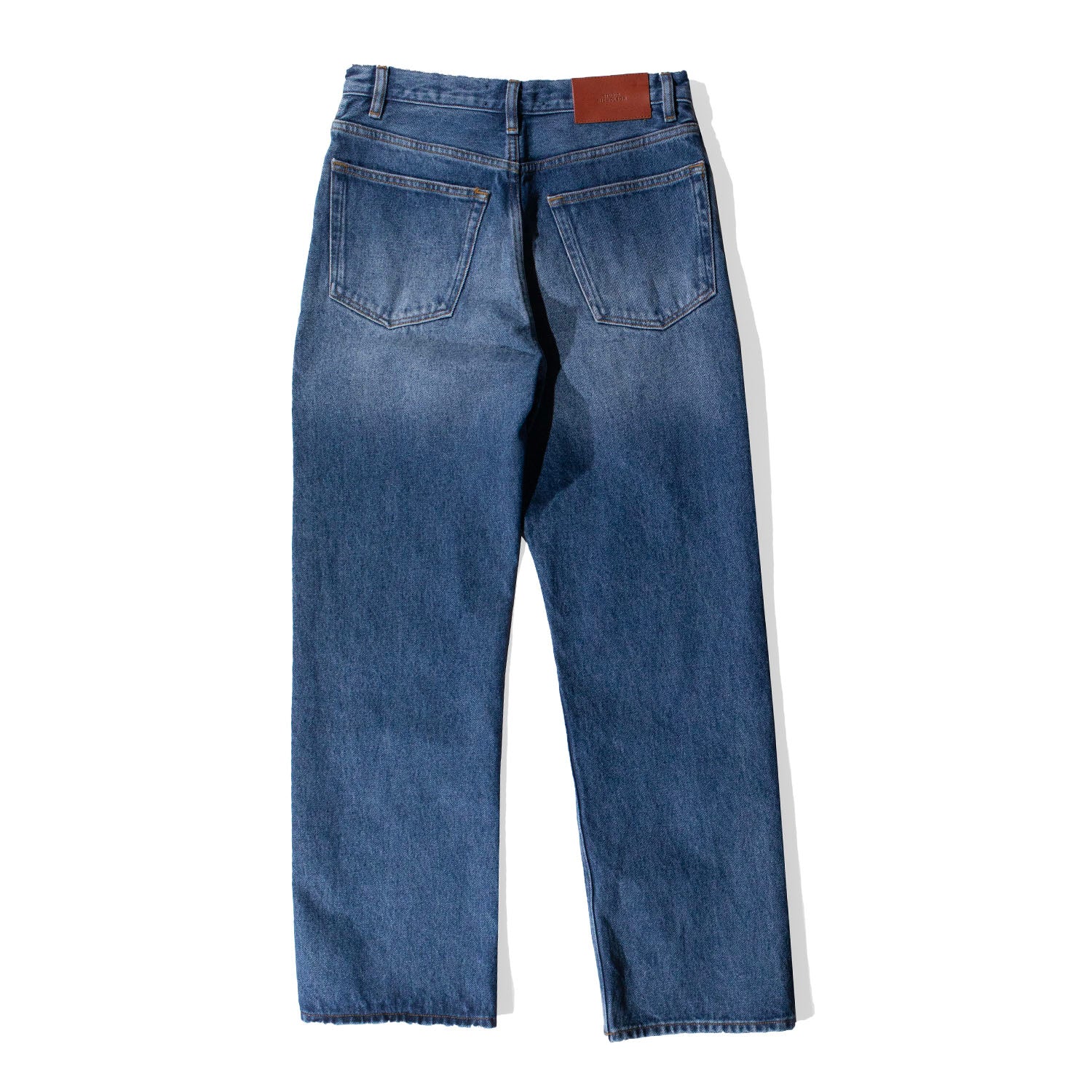 Studio Nicholson Denjo Jean in Worn Wash Indigo - Image 3