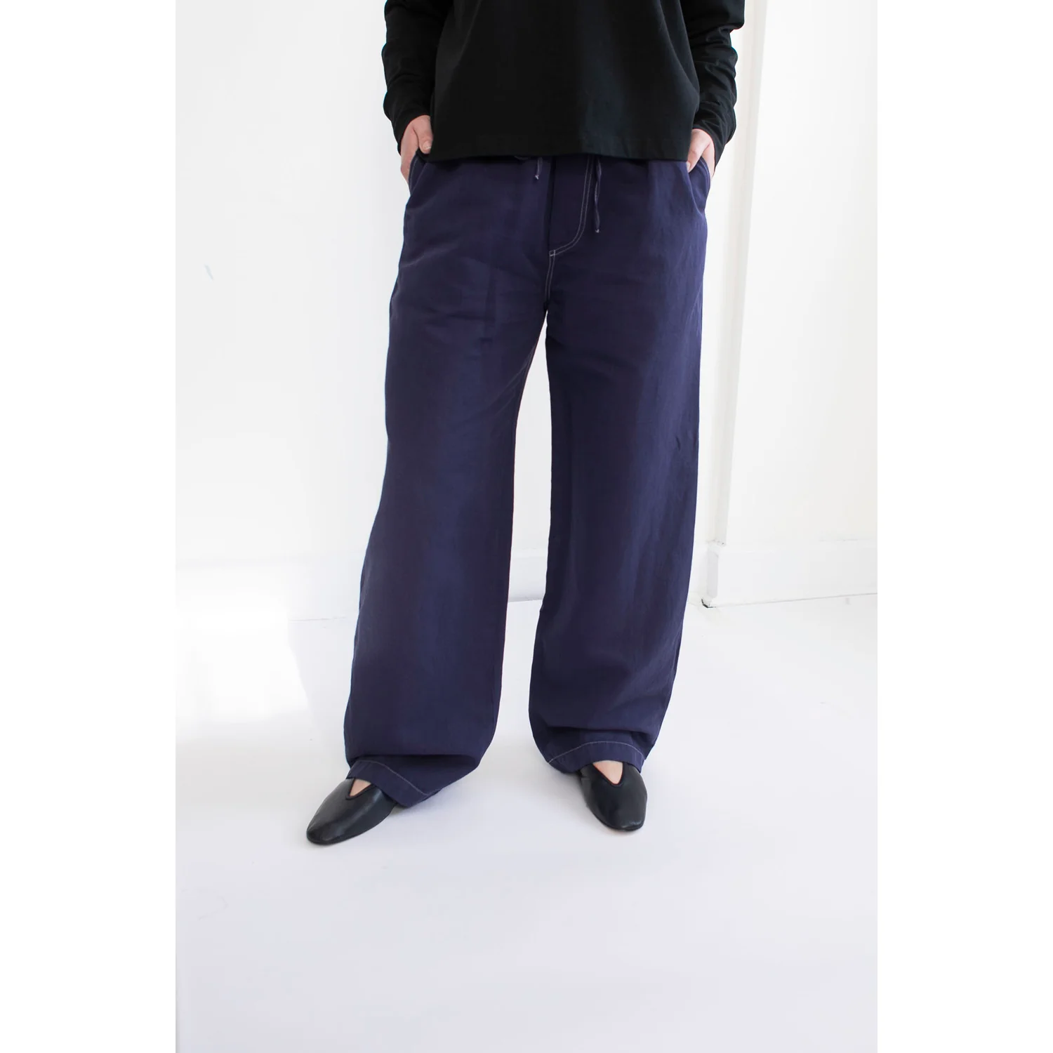 Studio Nicholson Sonny Pant in Indigo - Image 5